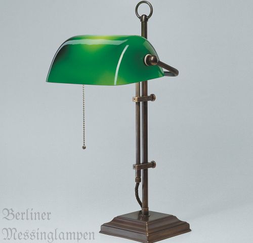BERLINER Bankerleuchte Borðlampi m. grænum skermi
