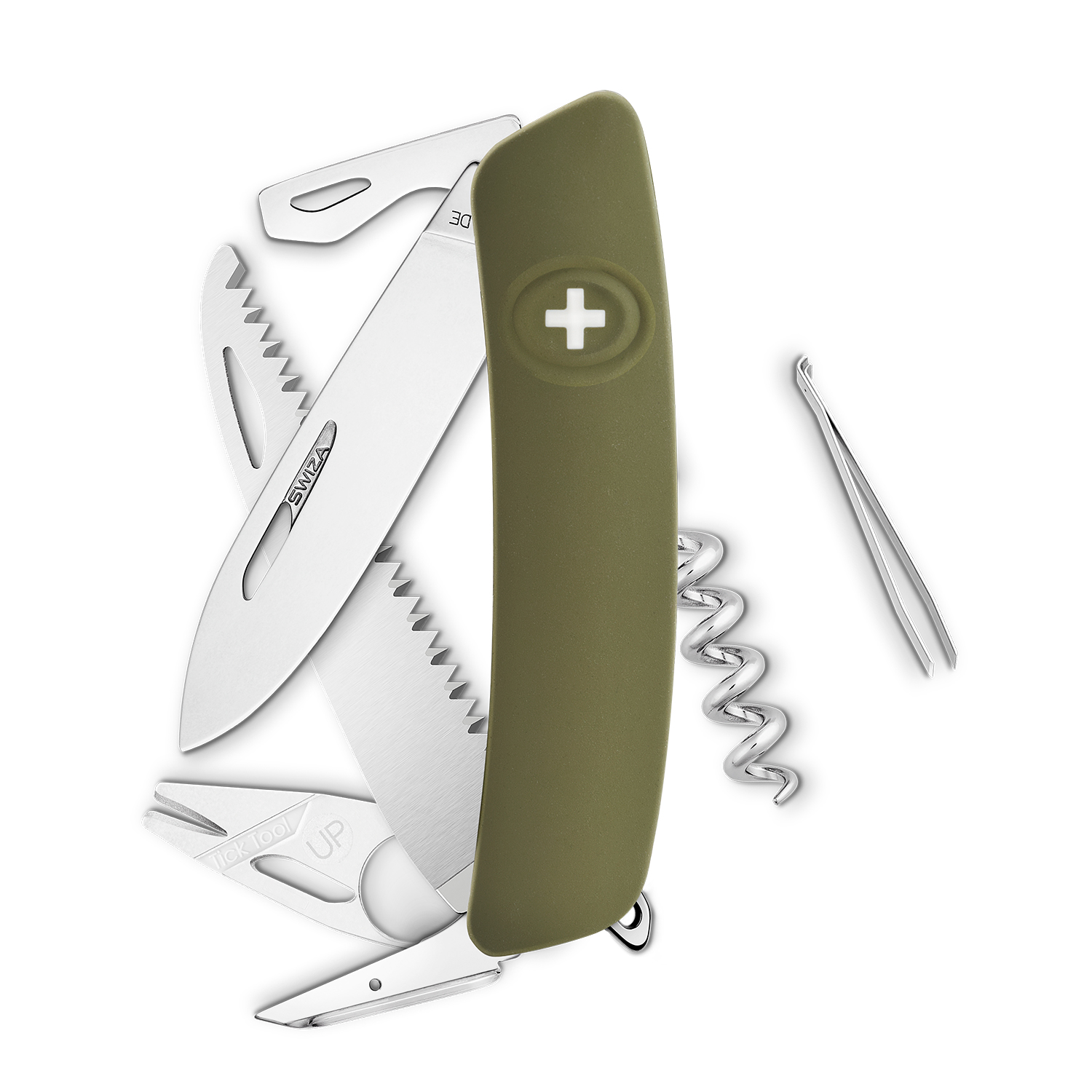 SWIZA Hnífur Fjölnota L'Epicéa Grænn