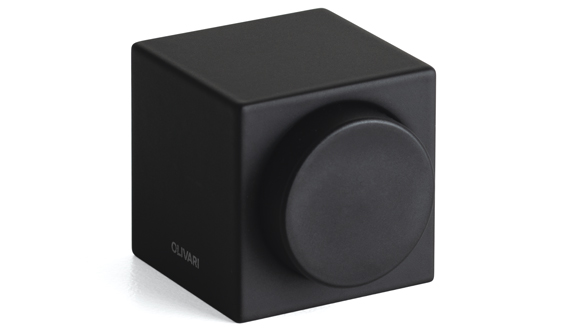 OLIVARI Hurðarstoppari CUBO Svartur