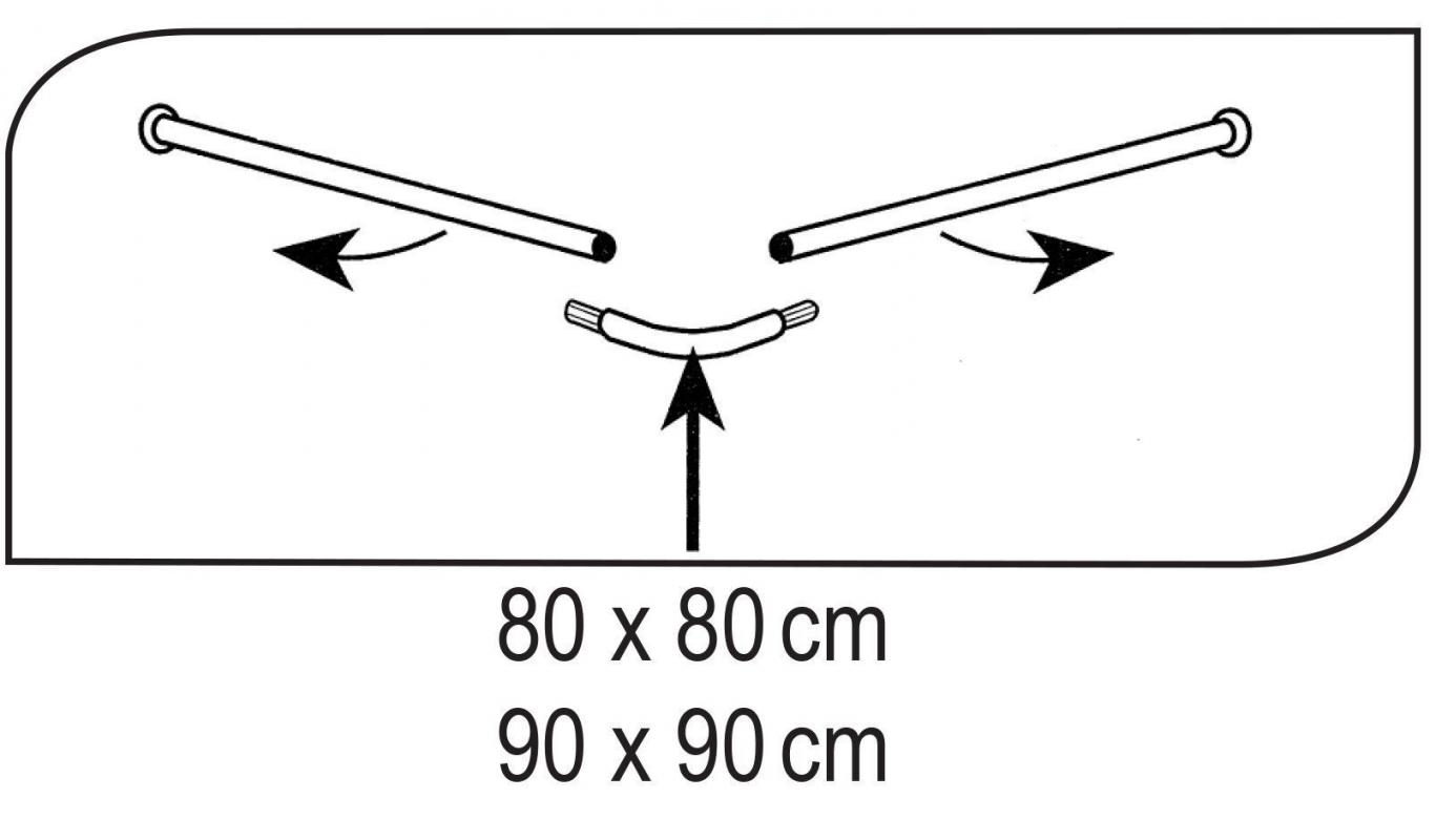 RIDDER Sturtuslá horn 90x90cm - Image 3