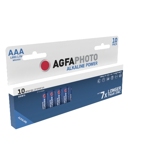 AGFAPHOTO Rafhlöður AAA Alkaline 10 stk