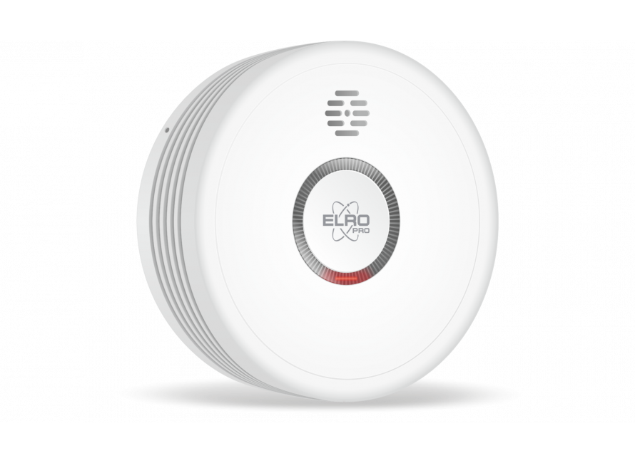 ELRO Reykskynjari Intelligent sjálfsprófun, næturstilling og 10 ára rafhl