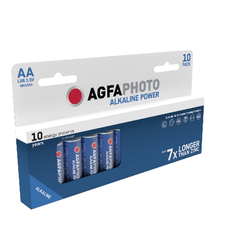 AGFAPHOTO Rafhlöður AA Alkaline 10 stk