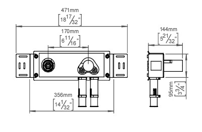 D LINE Qtoo Innbyggð blöndunartæki f. vegg - Image 2