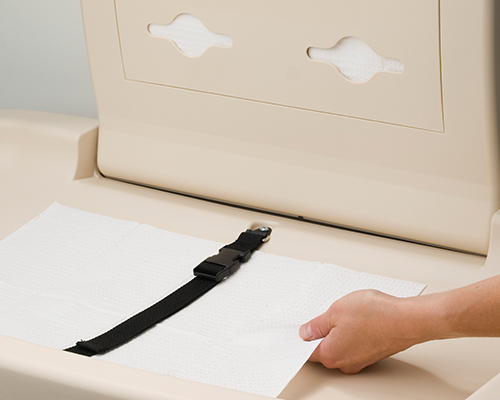 BOBRICK Hlífar f. bleyjuskiptiborð 500 stk