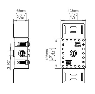 D LINE Qtoo Innbyggð eining í vegg - Image 2