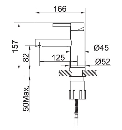 PRIMY Steel Clear Baðherbergisblöndunartæki - Image 3