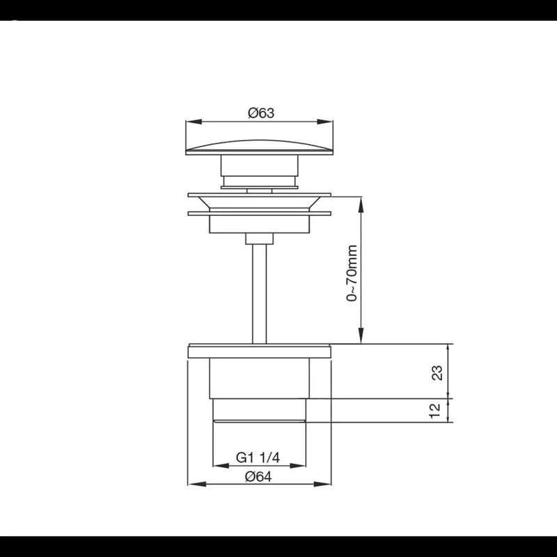 PRIMY Botnventill f. vask - Image 3