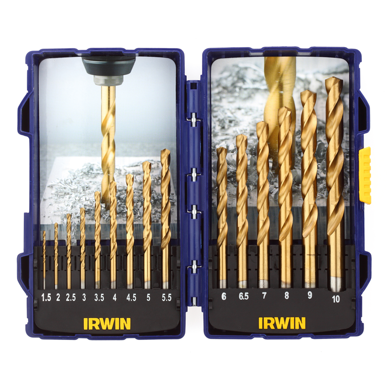 IRWIN Borasett HSS PRO TIN 15 stk 1,5-10mm (5)