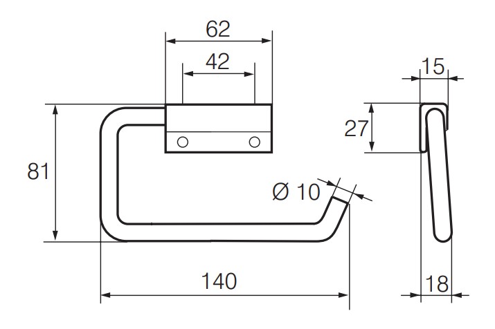 ABLOY Presto Klósettrúlluhaldari - Image 2