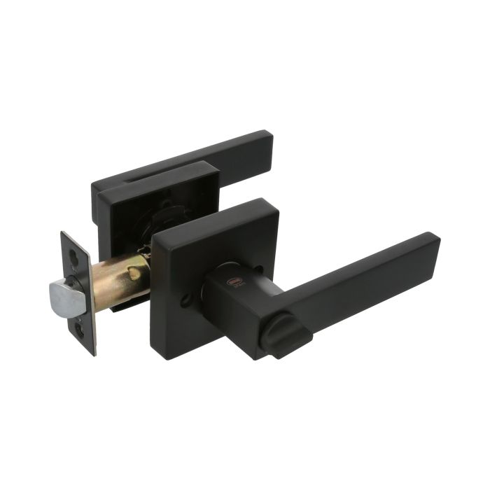 AMIG Hurðarhandfang kúluhúnaúrtak 735 Svart Lykillæst