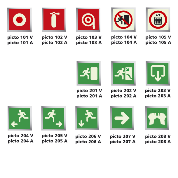 MARCAL Pictogram f. neyðarútgang 204 V - Image 2