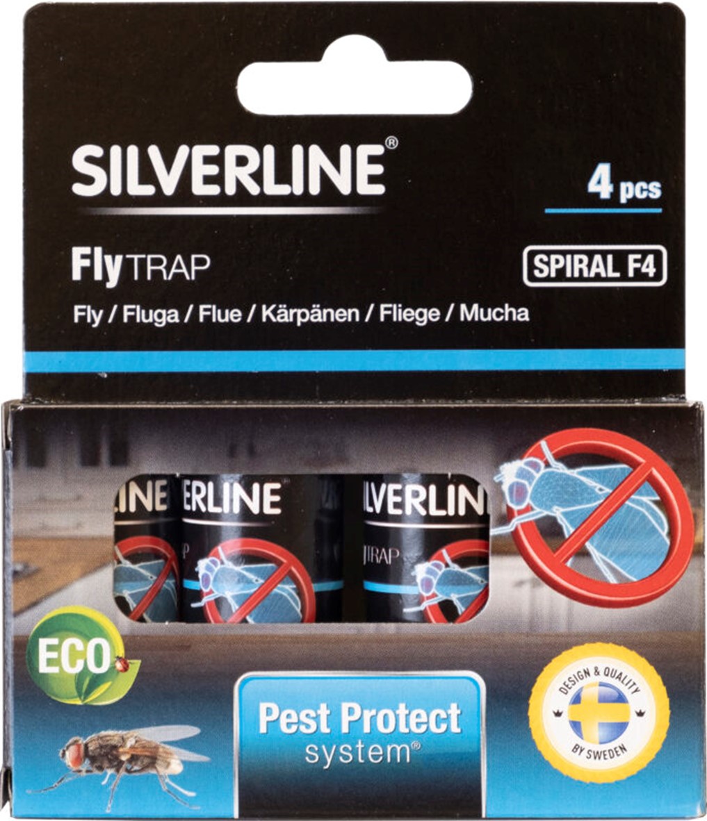 Silverline Flugnagildra Spiral F4 4 stk