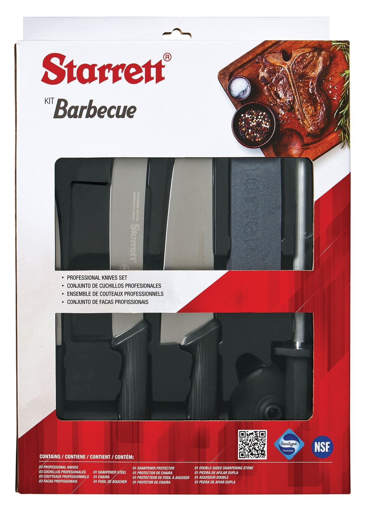 STARRETT Barbecue Hnífasett 6 stk