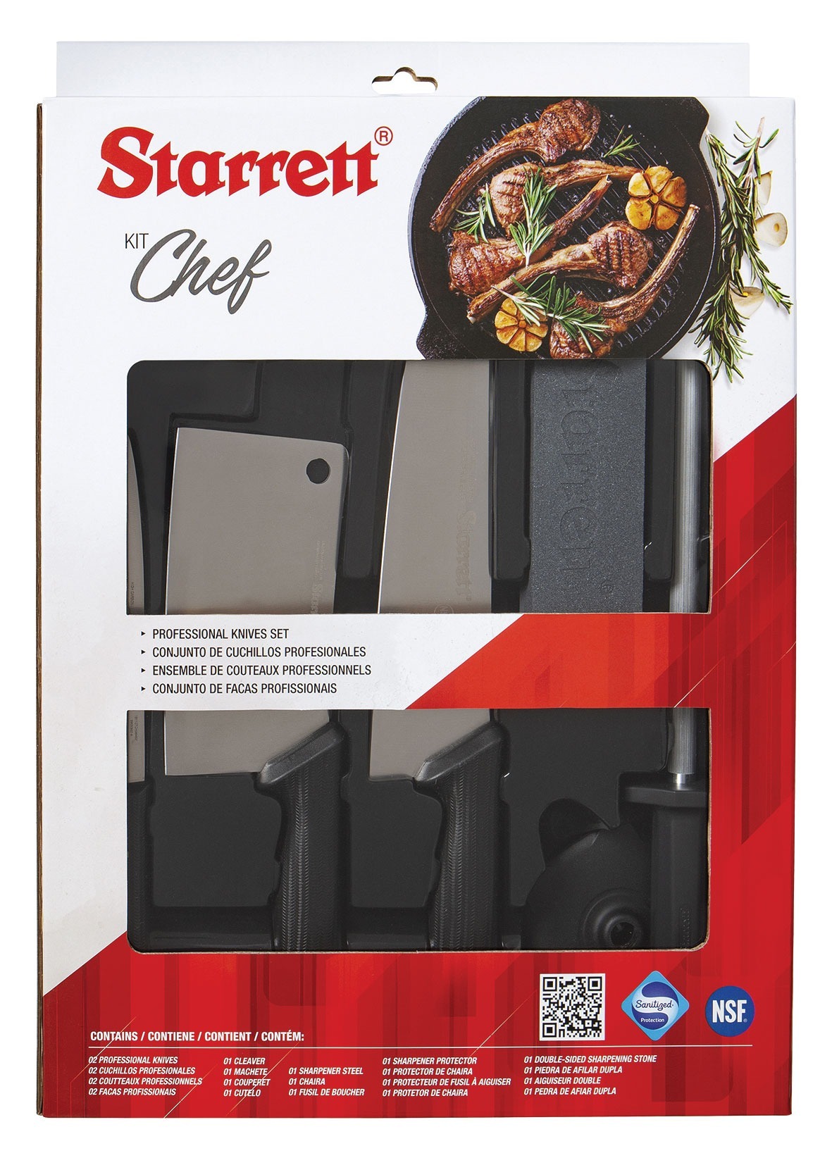 STARRETT Kokka Hnífasett 6 stk