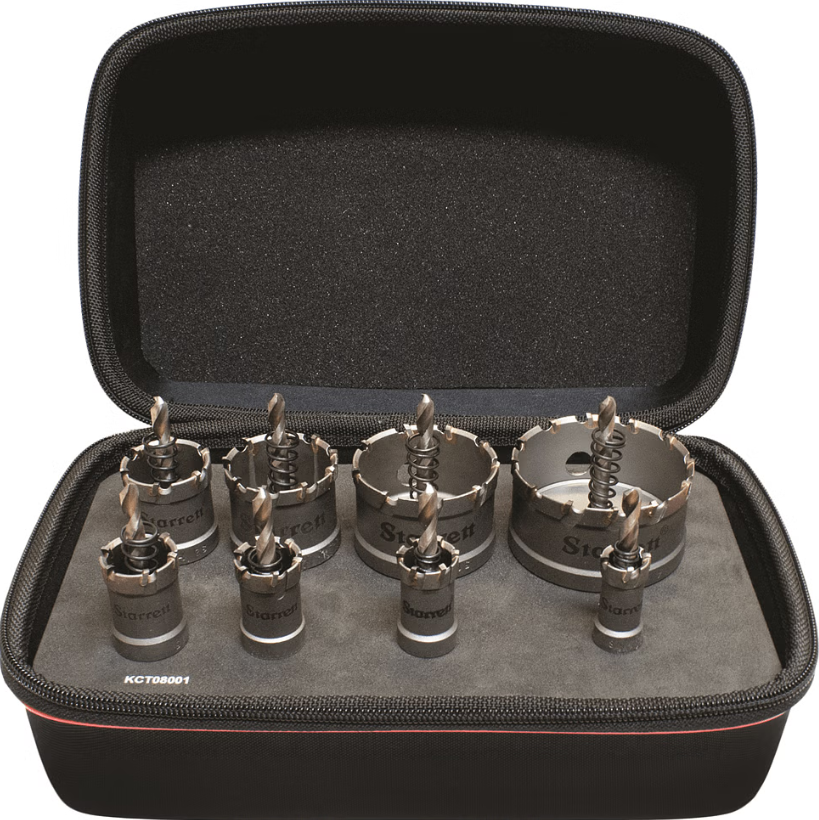 STARRETT Dósaborasett Carbide 8 stk
