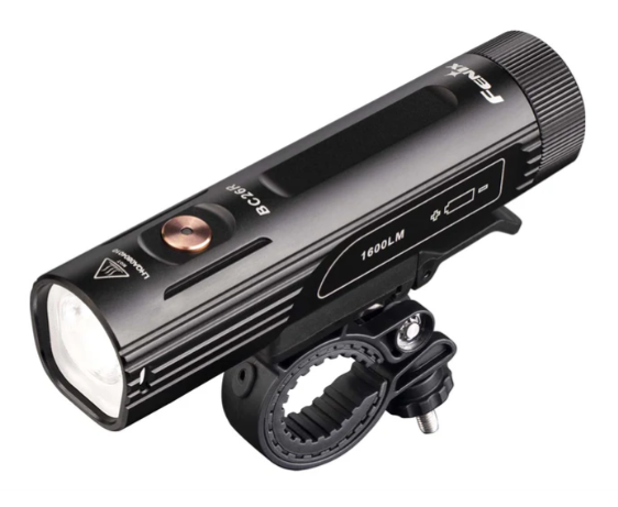 FENIX Reiðhjólaljós MAX Lumens 1600 Hlaðanlegt m. hleðslurafhlöðu