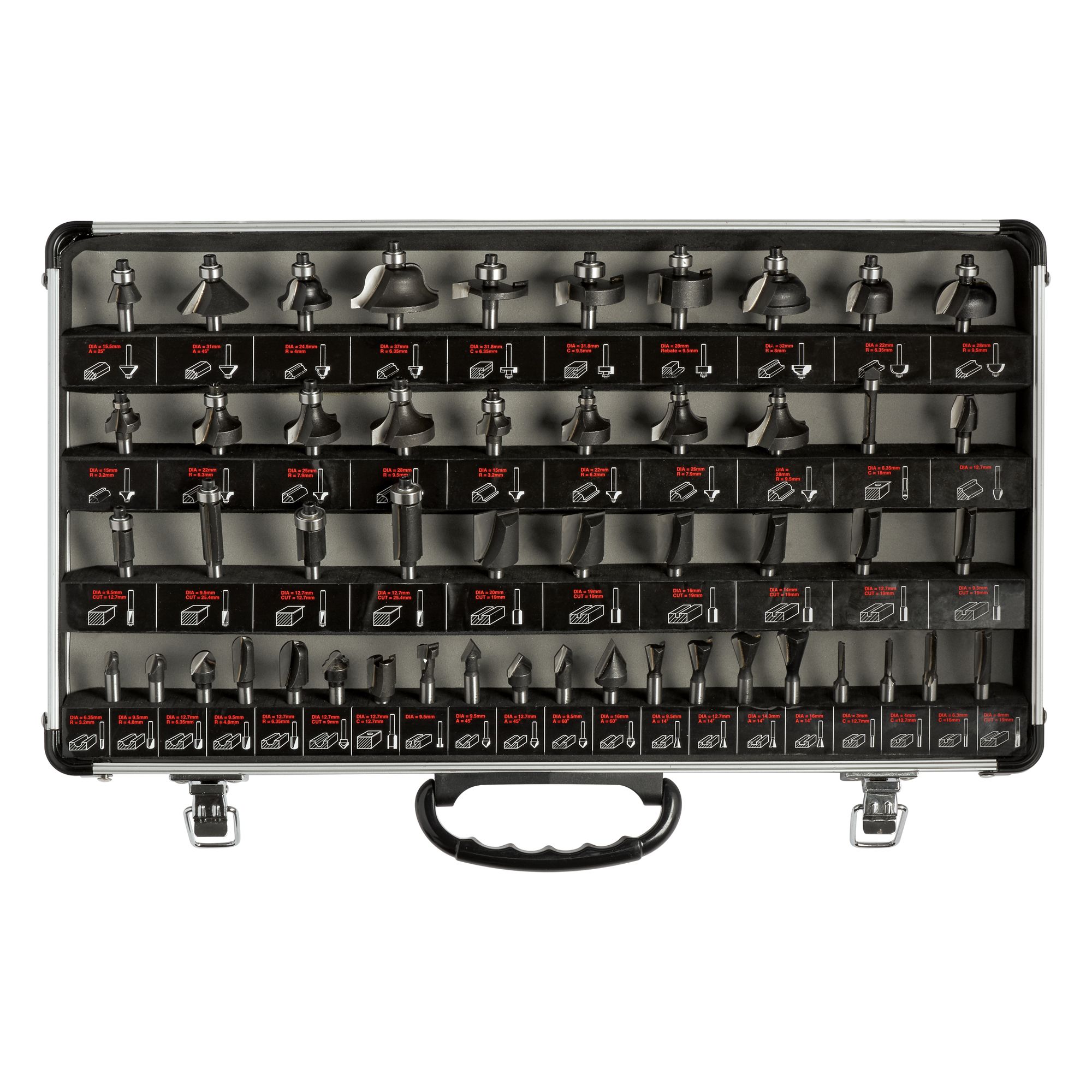 TREND Fræsitennur 50 stk - SET/SS50X1/4TC - Image 4