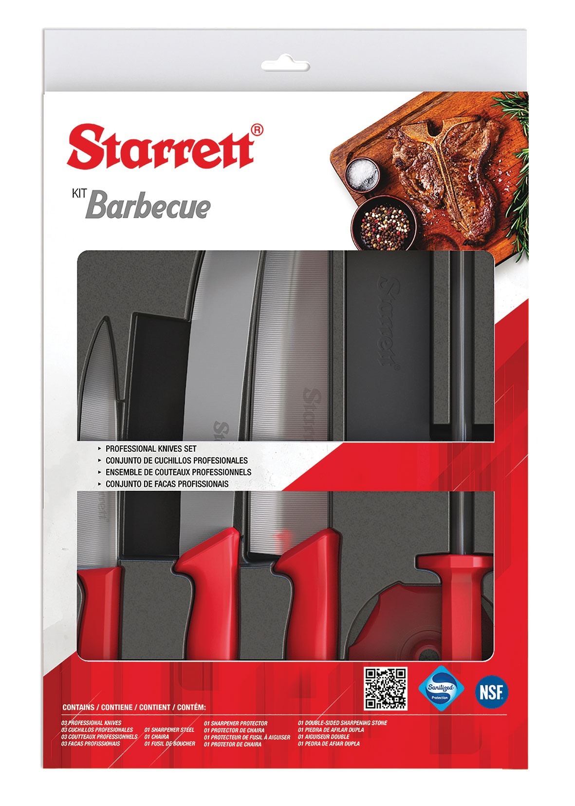 STARRETT Barbecue Hnífasett 6 stk