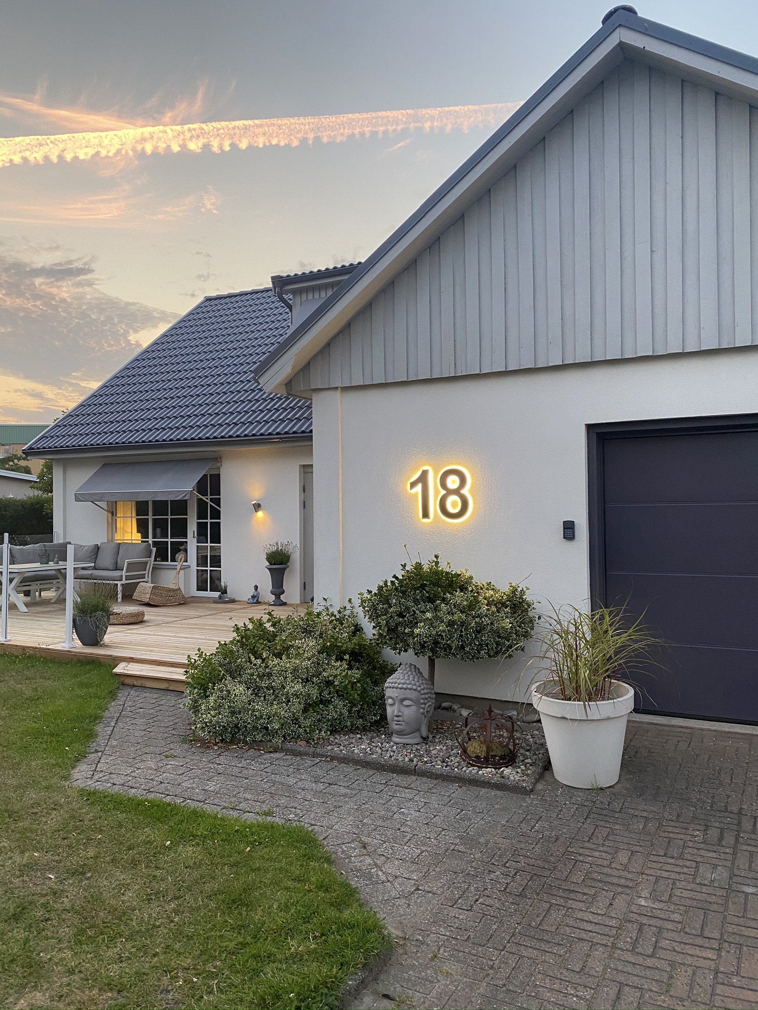 FINA Húsnúmer LED Ryðfrítt Nr 0 - Image 2