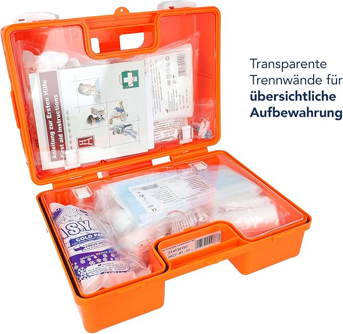 FIRST AID Sjúkarkassi f. vinnustaðinn P-10016