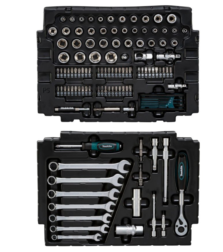 MAKITA Borvél hleðslu 2x3.0Ah rafhlöður + Verkfærasett - Image 7