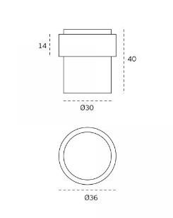 JNF Hurðarstoppari f. gólf - Image 2