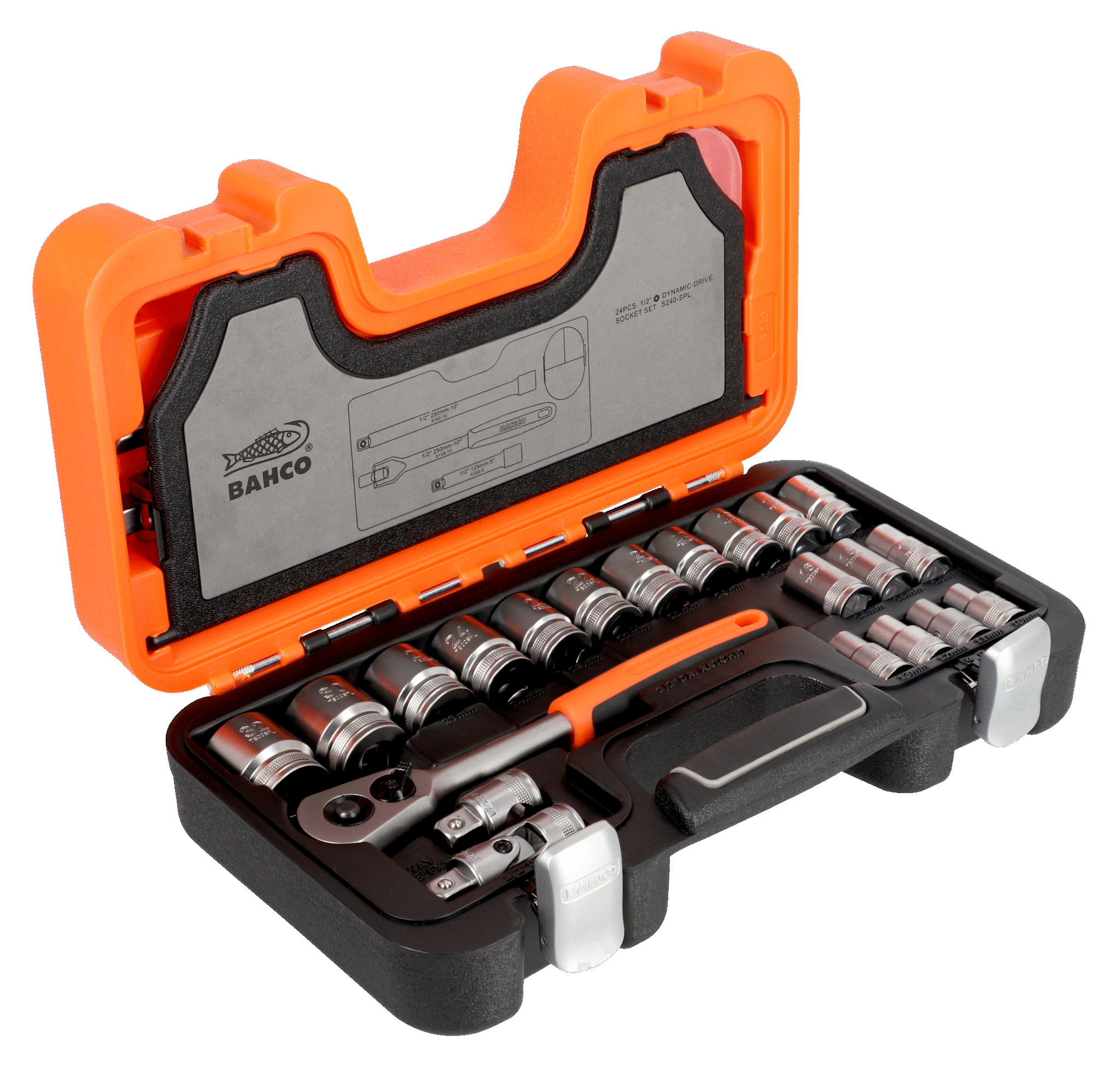 BAHCO Topplyklasett 1/2" 24 stk - Image 3