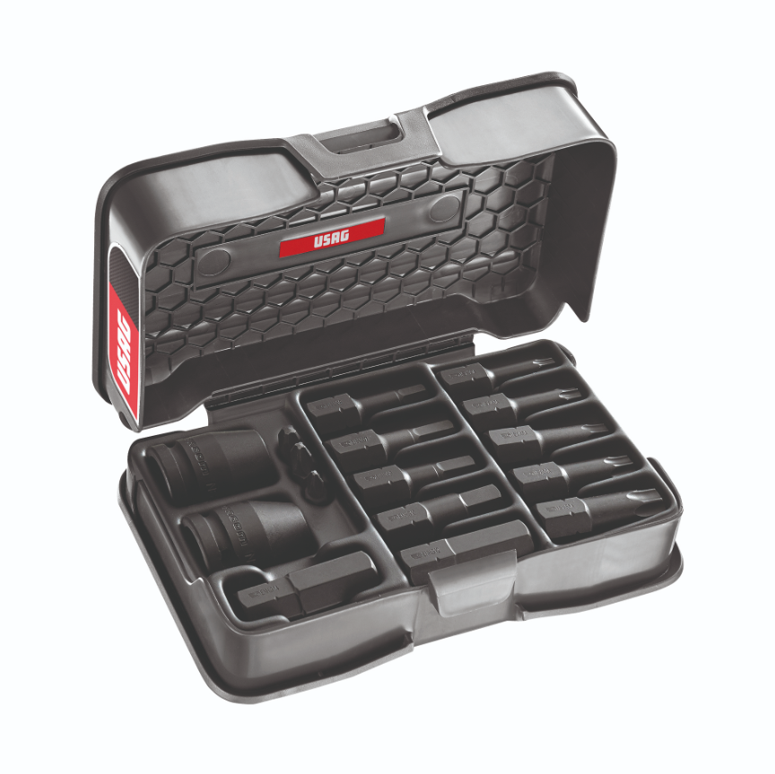 USAG Höggskrúfbitasett 16 stk 687 1/2 C16