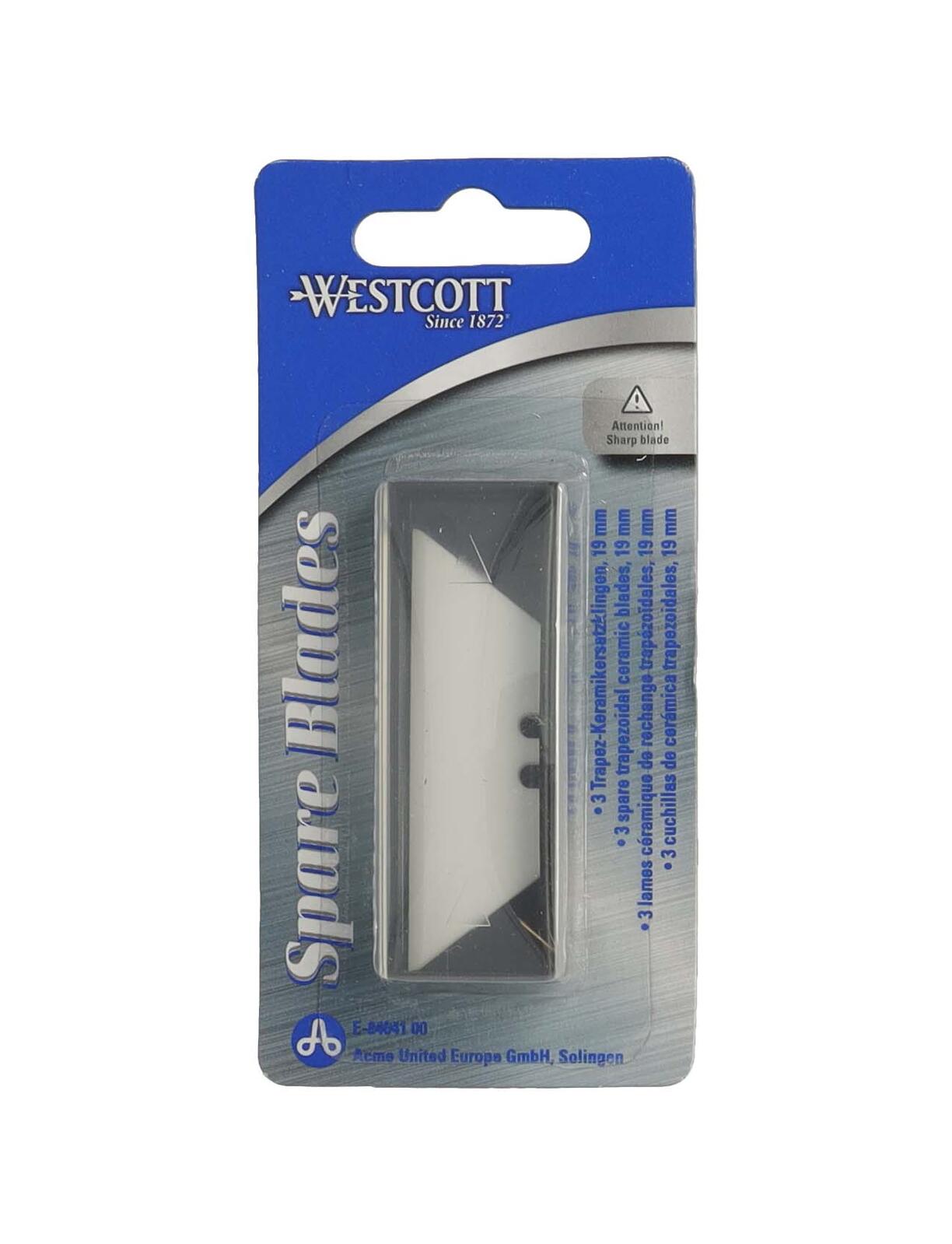 WESTCOTT Blöð í hnífa 3 stk