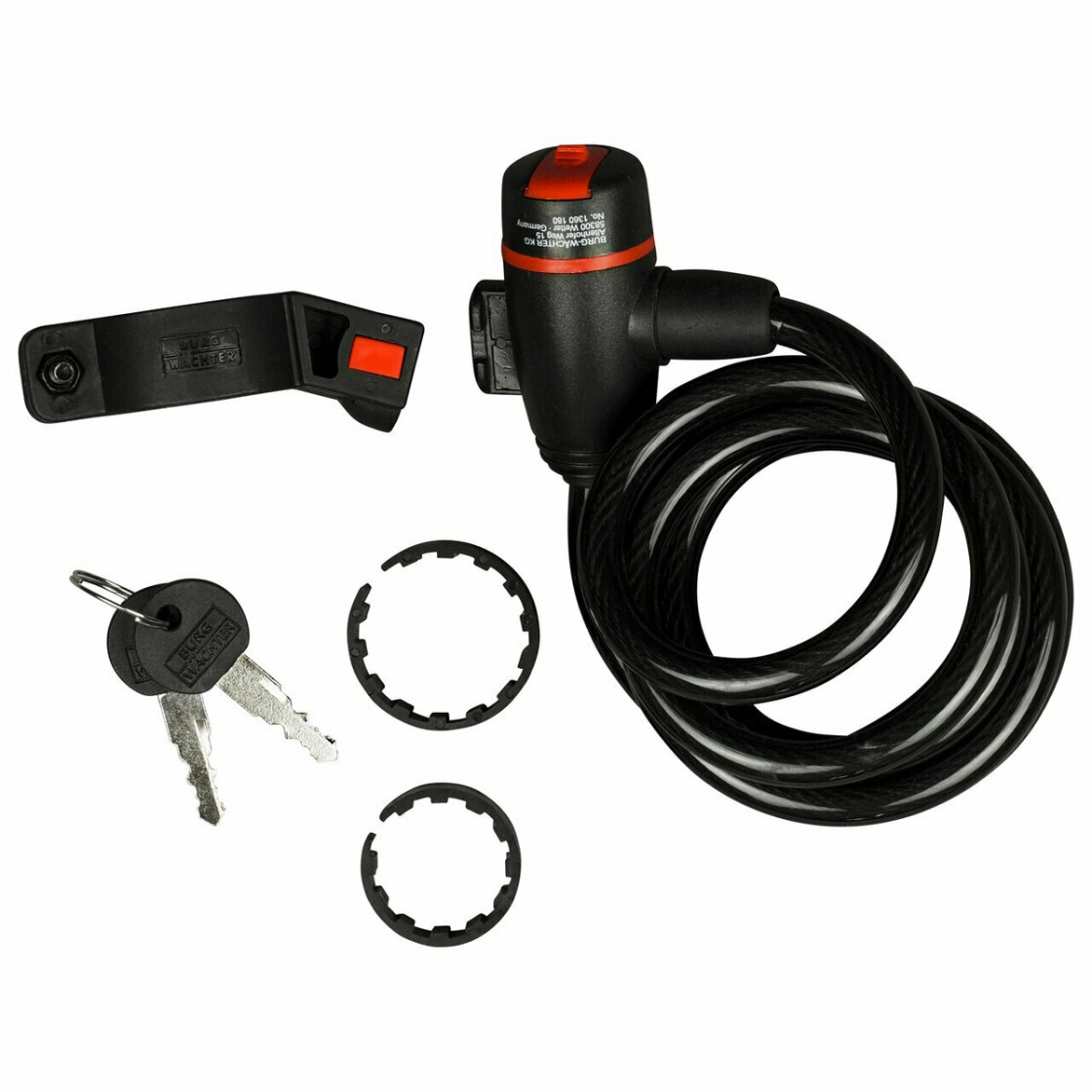 BURG Reiðhjólalás 180 cm - Image 2