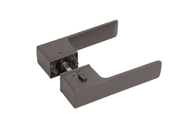 TUPAI Hurðarhandfang m. takkalæsingu hægri