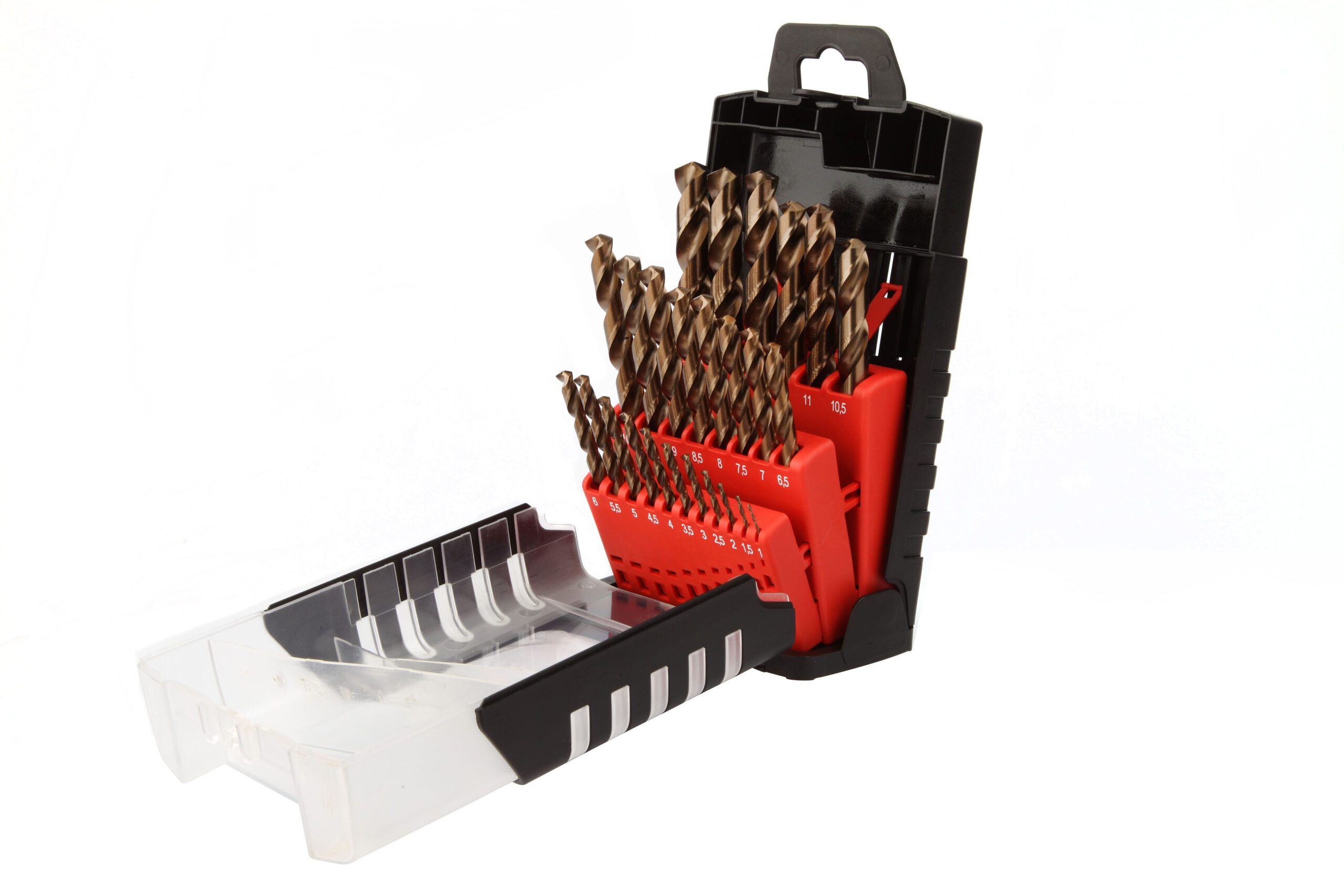 DIAGER Cobalt 5% Stálborasett 25 stk - Ø1-13 mm / 0,5 mm