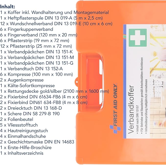 FIRST AID Sjúkarkassi f. vinnustaðinn P-10016 - Image 3
