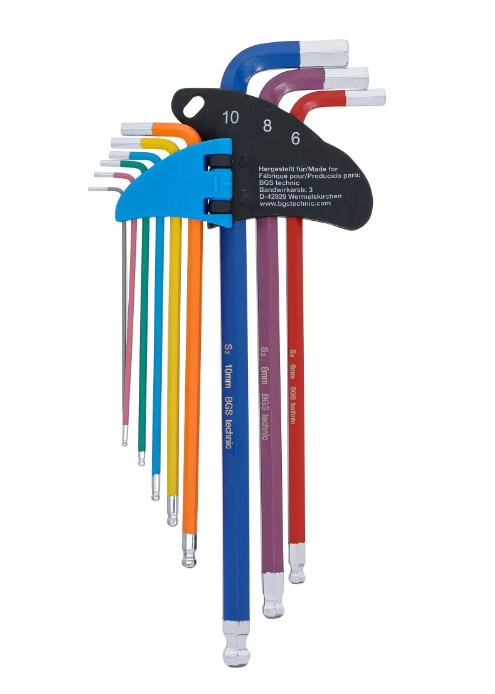 BGS SexkantA lyklasett 1.5-10mm 9 stk