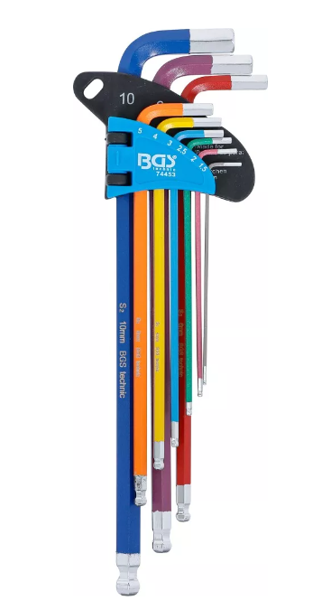 BGS SexkantA lyklasett 1.5-10mm 9 stk - Image 3