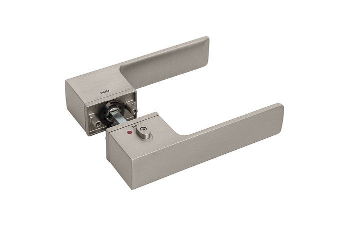 TUPAI Hurðarhandfang m. takkalæsingu hægri