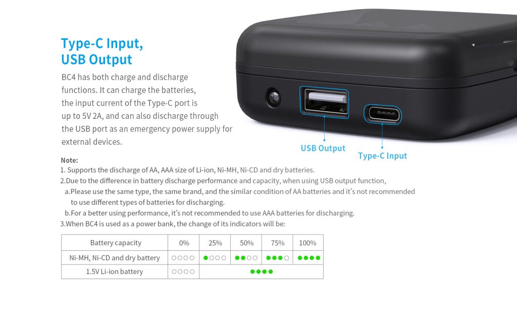 XTAR Hleðslutæki BC4 fyrir AA/AAA - Image 4