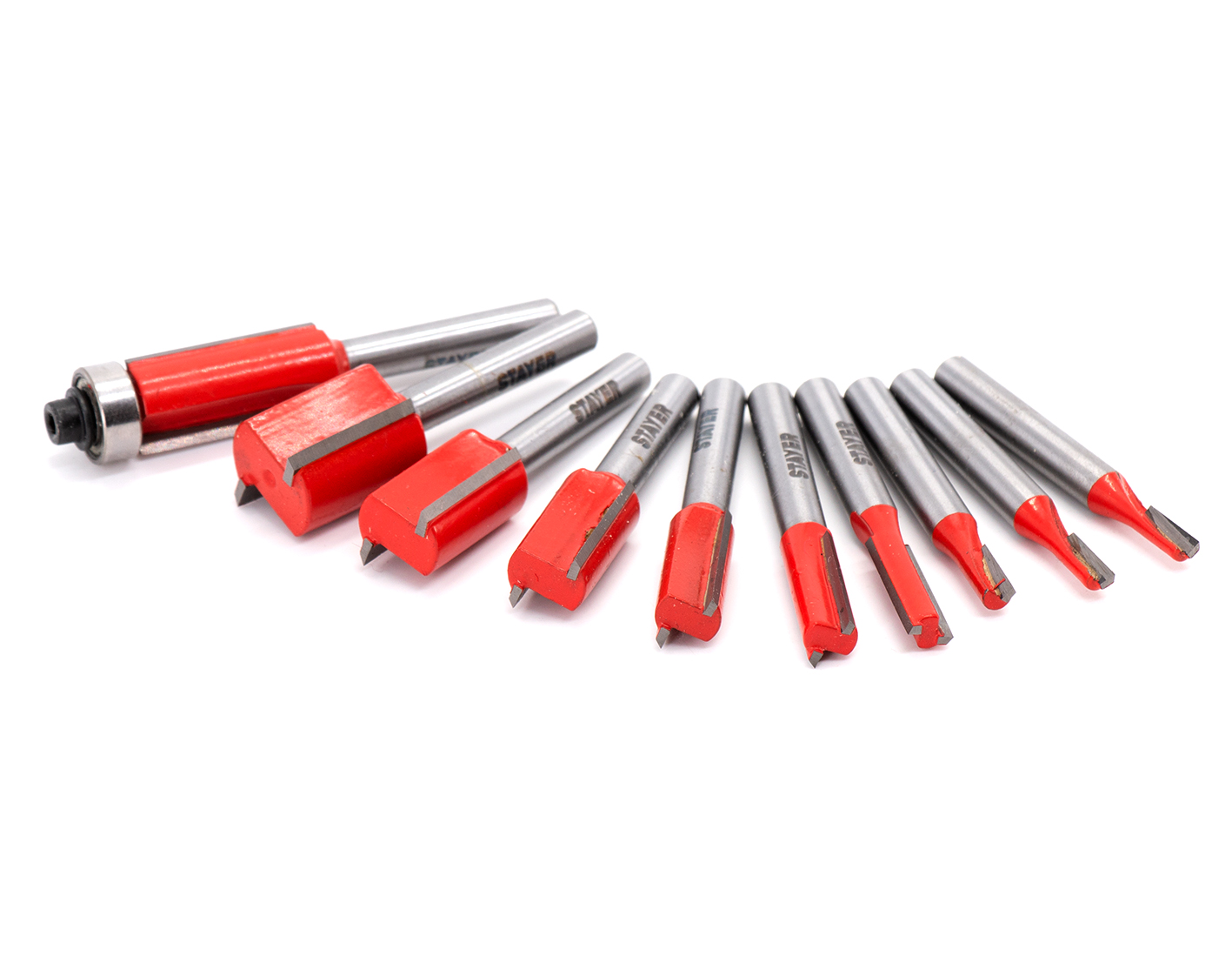 STAYER Fræsitennur 6mm 10 stk Sett f. PR6/PRP6/PR10EK