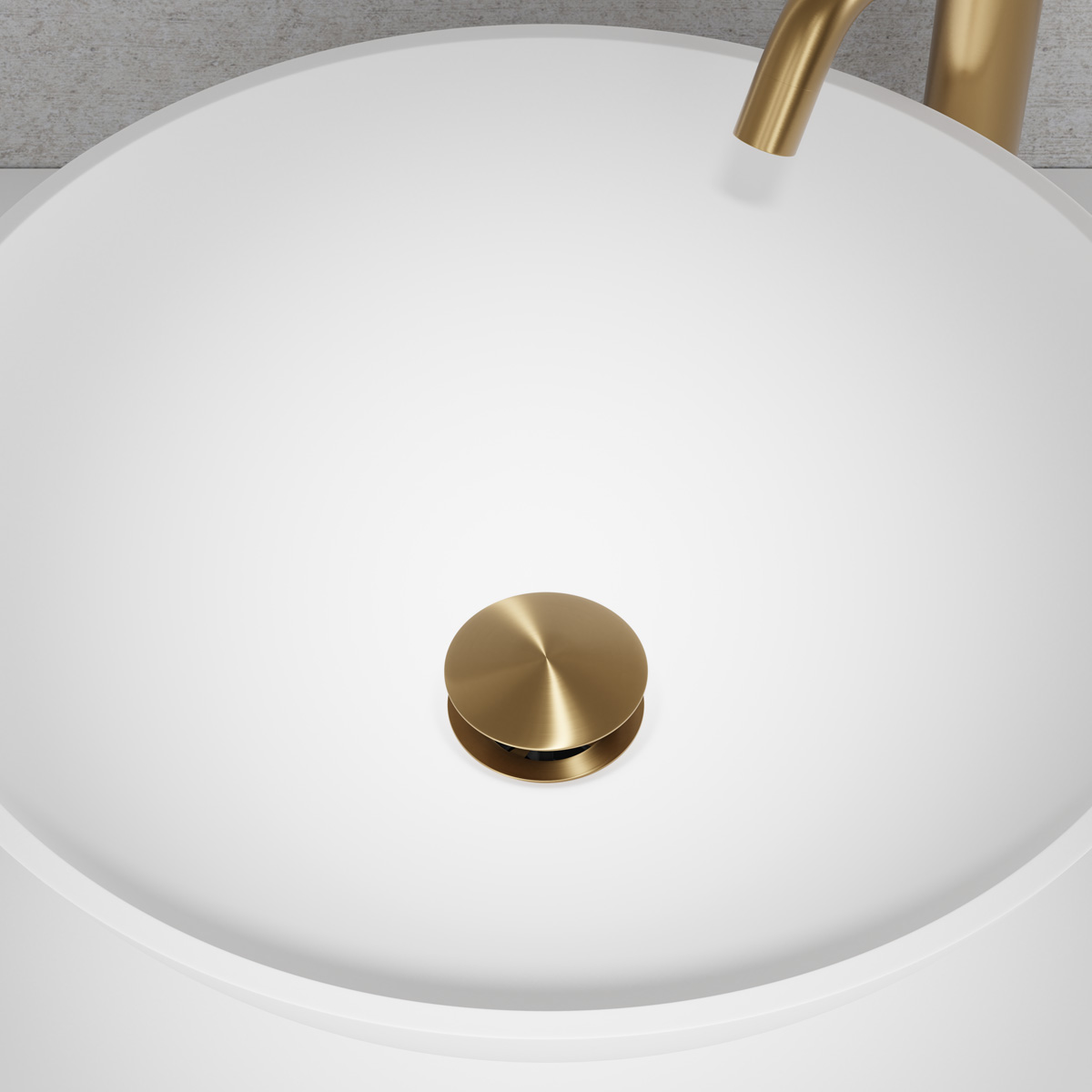 PRIMY Steel Pop-up universal Duo Sand Botnventill f. handlaug