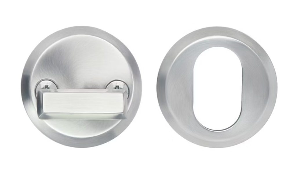 BESLAGSBODEN Sylinderskiltasett f.ASSA