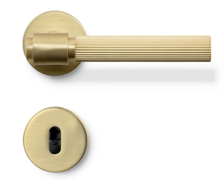 BESLAG DESIGN Helix 200 Stripe Hurðarhandfang f. ASSA 565 láshús