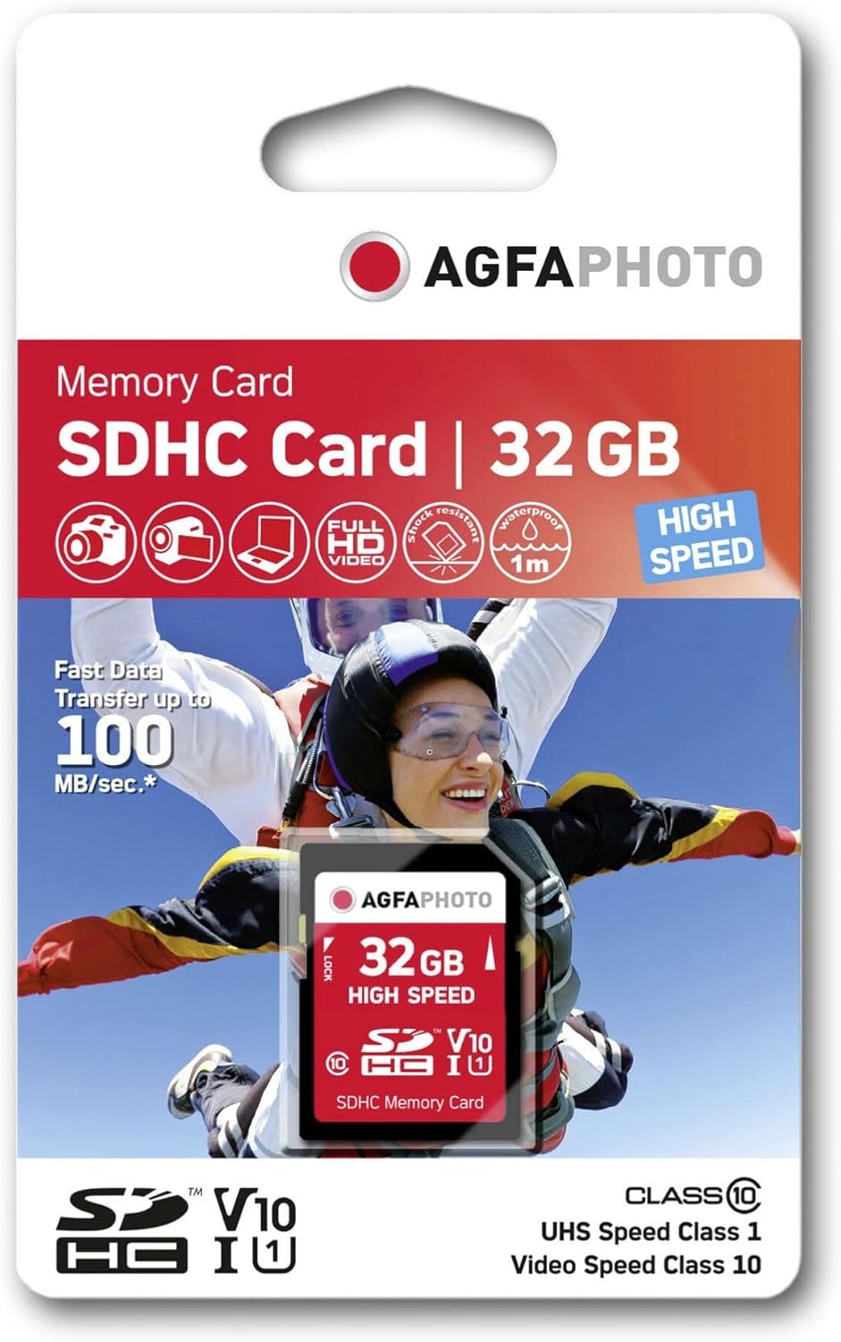 AgfaPhoto SDHC Minniskort - 32GB High Speed