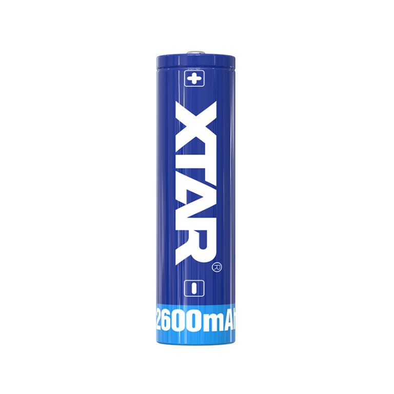 XTAR Rafhlaða 18650 2600maH Endurhlaðanleg