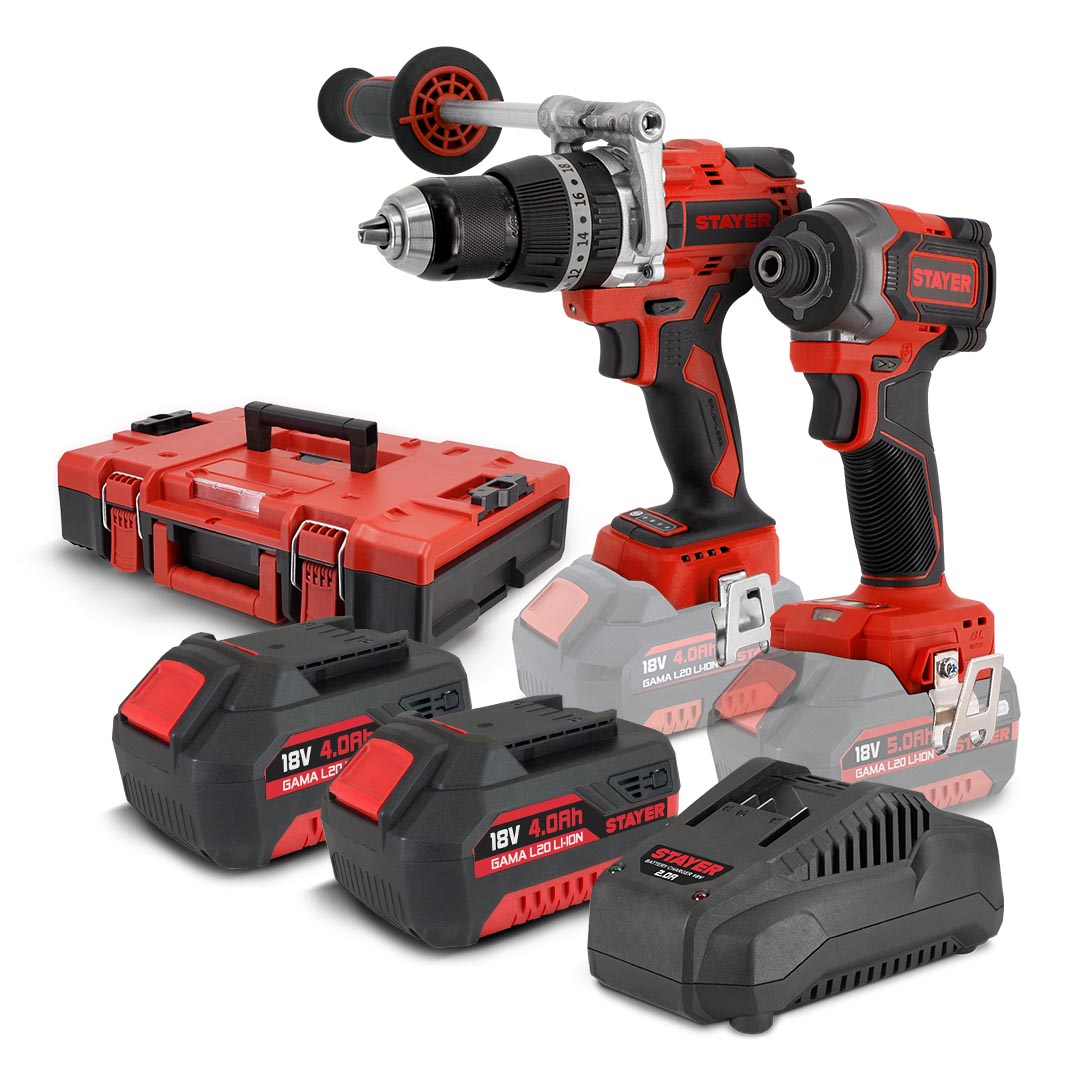 STAYER Sett Borvél PBL 80 2024 + Höggskrúfjárn IS 230 L20 hleðslu