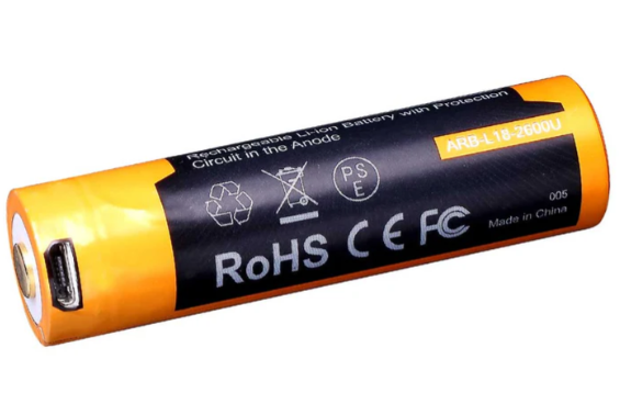 FENIX Rafhlaða Hleðslu 2600mAh USB