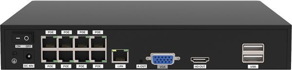 FOSCAM PoE Kit FNA108E-T4-2T-B - 4 stk öryggisupptökuvélar - Image 2