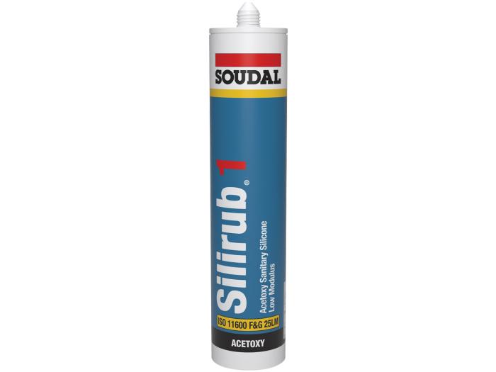SOUDAL Kítti, Silirub, sílikon, glært