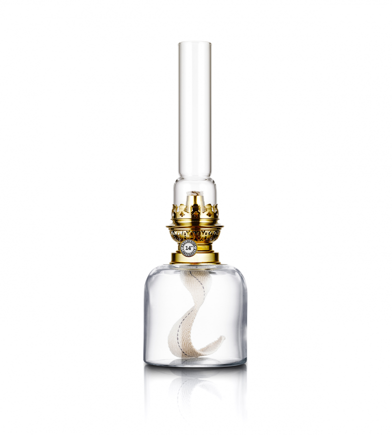 Karlskrona Ollíulampi Borð KUNGSHOLMEN Glæ/Mes N247K