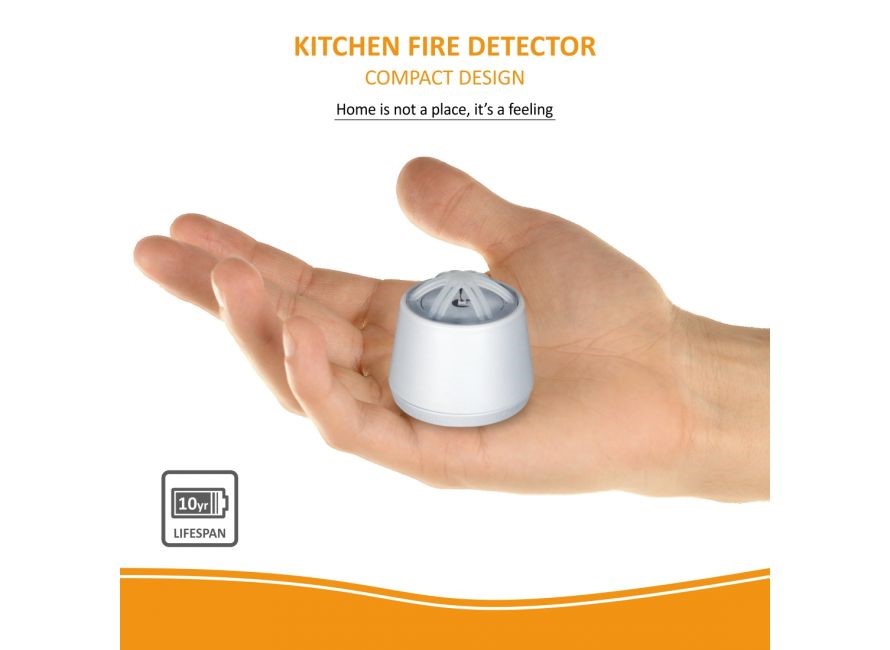 ELRO Hitaskynjari FH7210 Mini Fyrir t.d. eldhús með 10 ára rafhlöðu FH721011